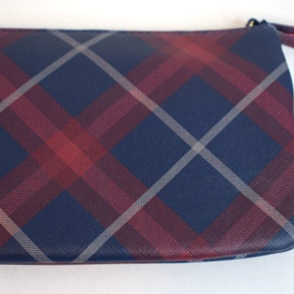 NWT Apt 9. Safe Keeper Plaid RFID Blocking Security Wallet Wristlet Clutch! - Picture 2 of 2
